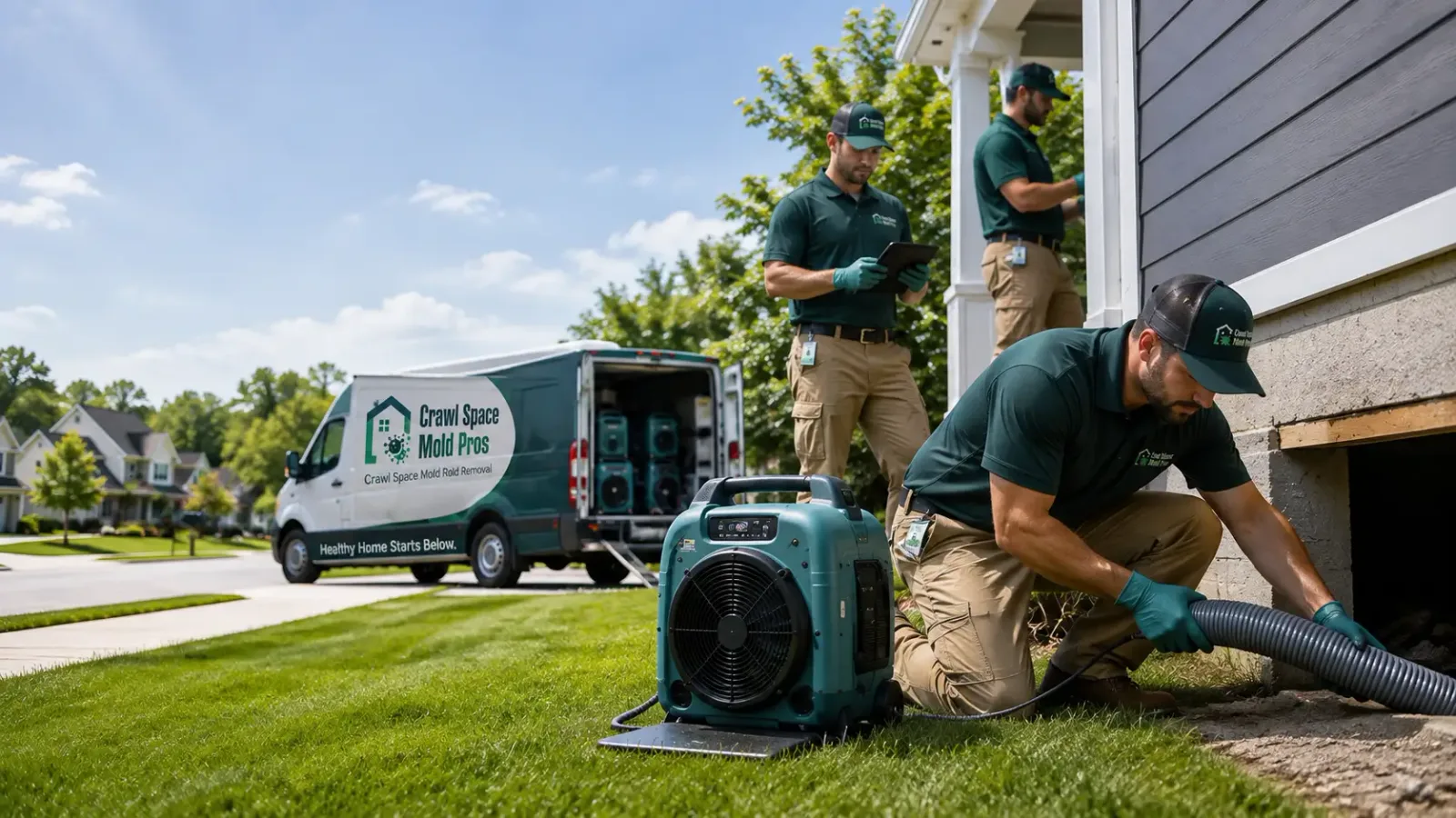 Crawl Space Mold Removal in Pleasant Plain, OH